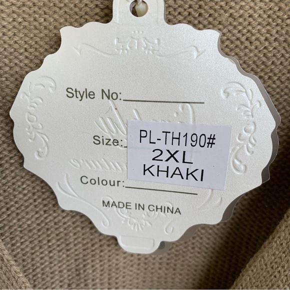 🆕 Simply Couture Cable Knit Plus Size Cardigan Sweater Women’s Size 2XL - Picture 4 of 4